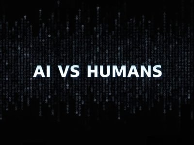 An image where it is written AI vs Humans