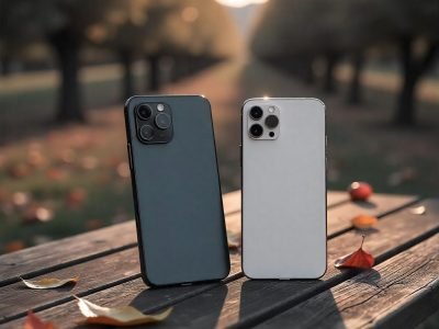 An image showing iphone and google phone