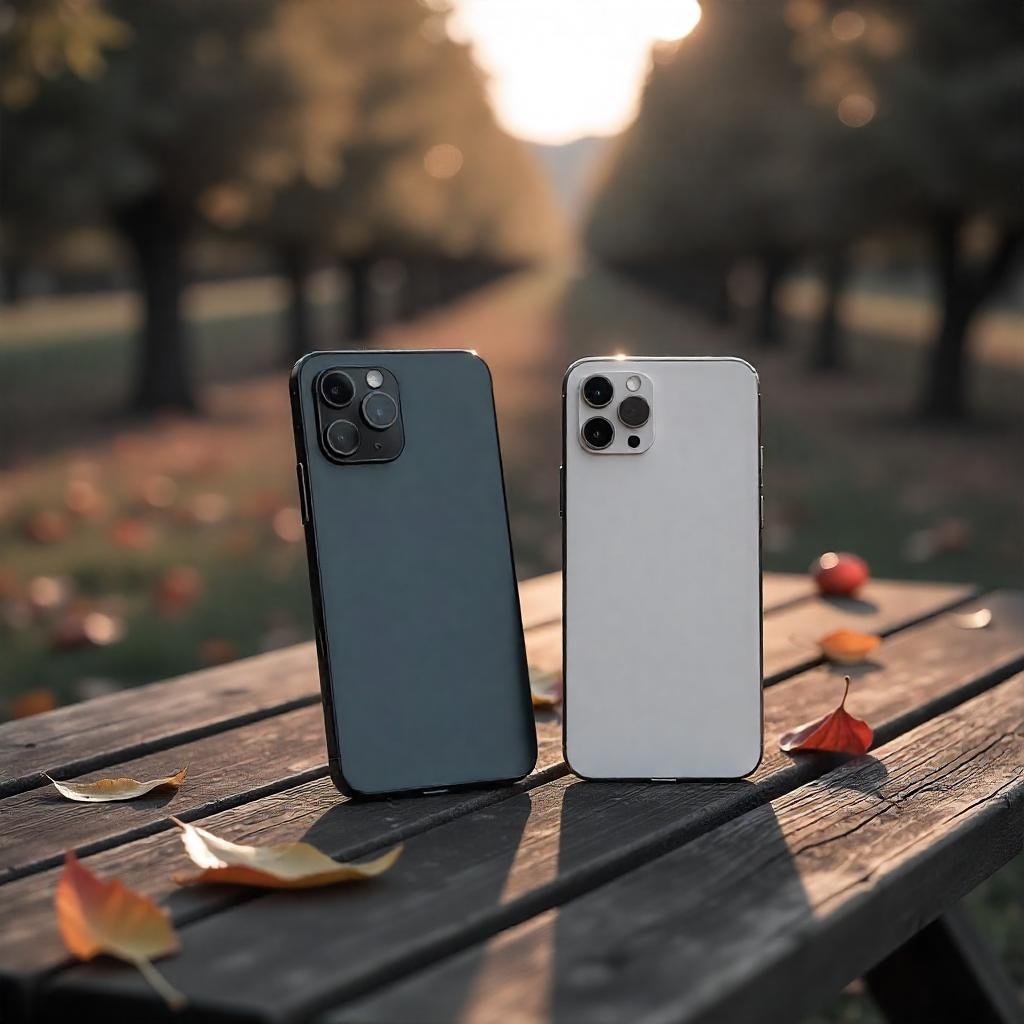 An image showing iphone and google phone