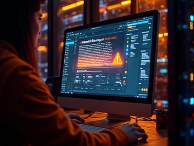 A person using computer which is attacked by spyware