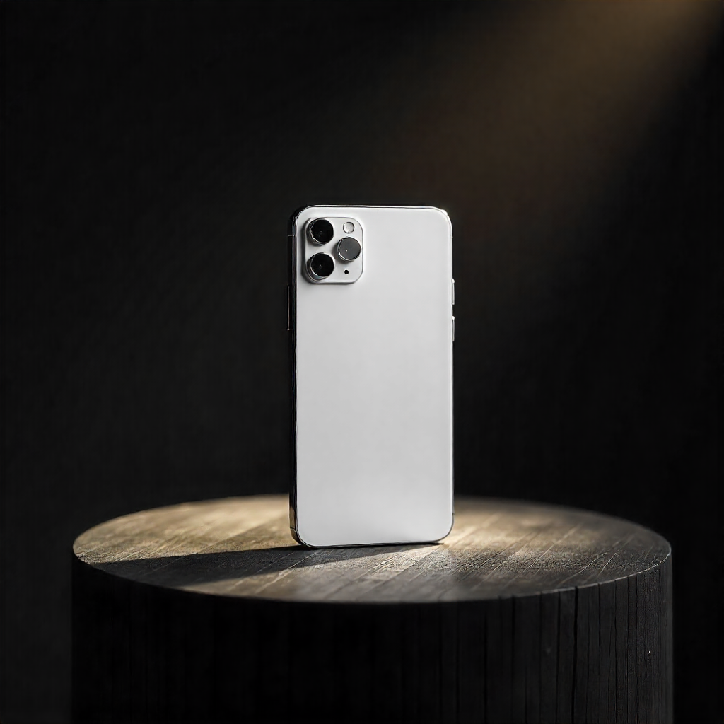 An image of a new phone displayed for launch