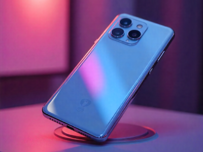 An image of a phone getting launched and introduced in an event