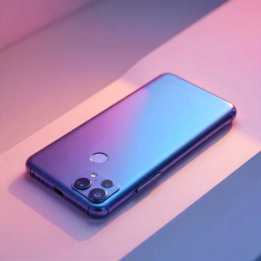 An image of a phone getting launched and introduced in an event