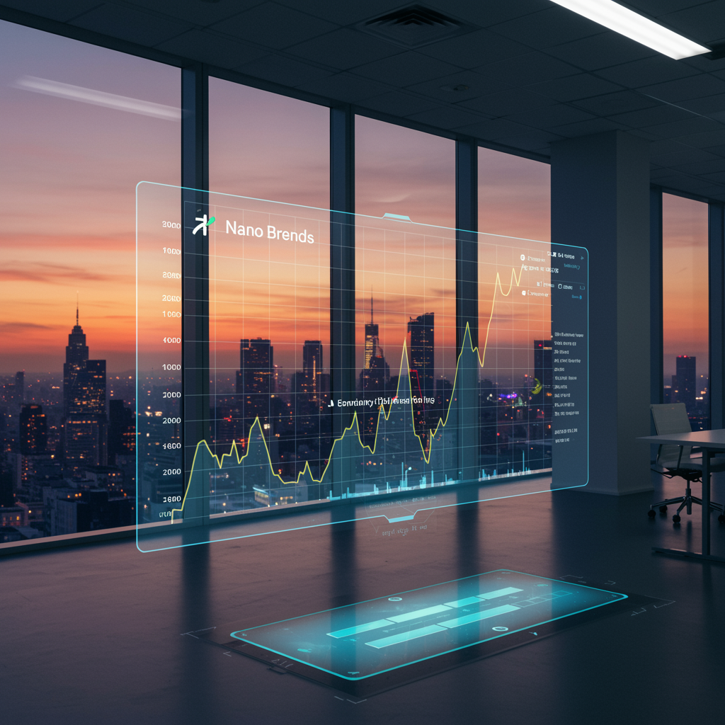 A digital image of a nano banana model being used