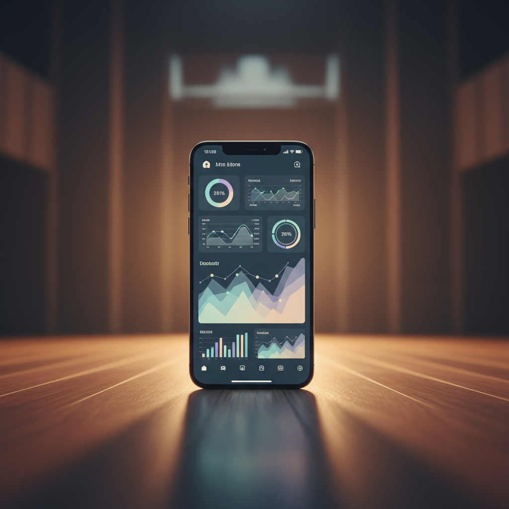 An image of a smartphone with the new operating system.