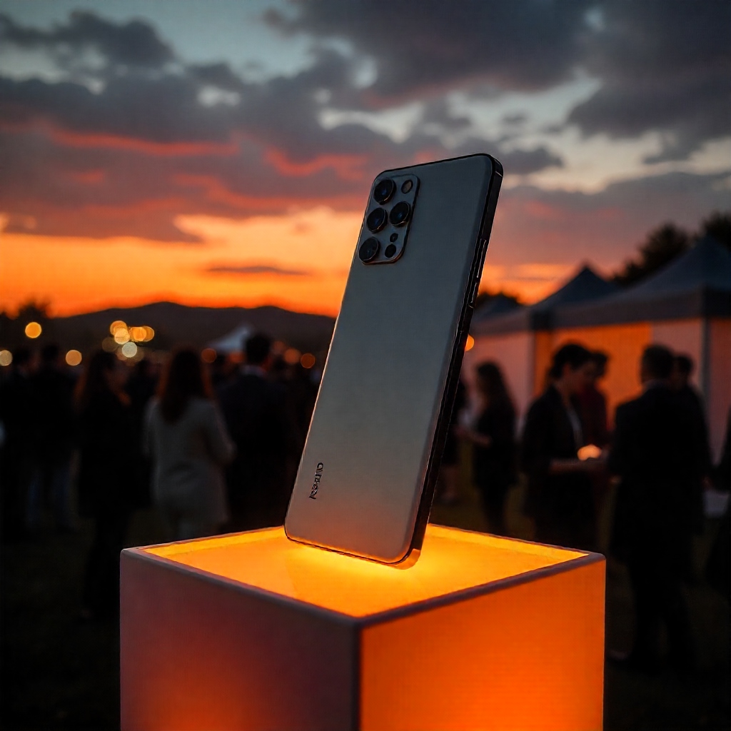 Launch of a new phone at an awesome event