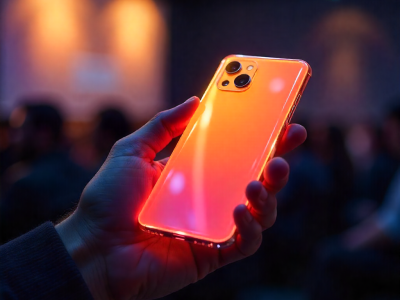 An image of a phone getting launched in an event