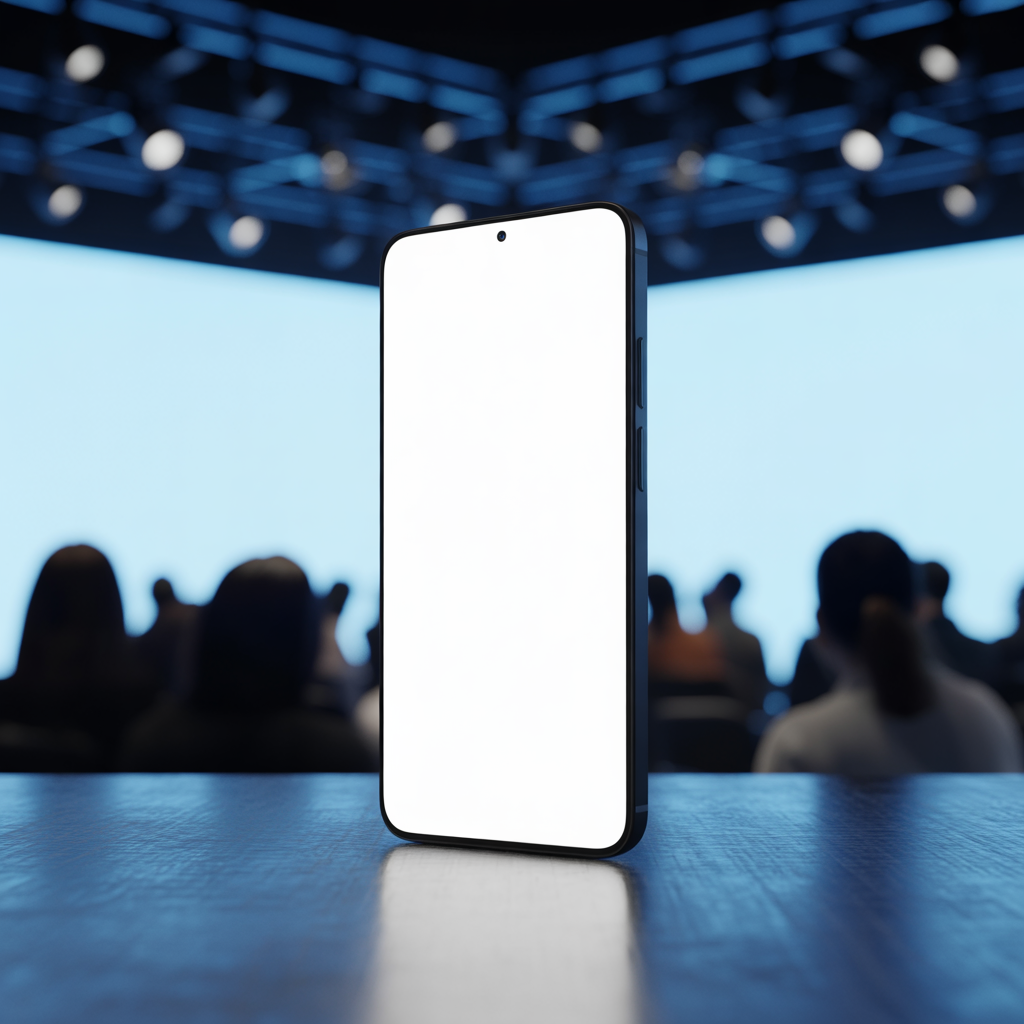 An image of a new Phone OS being launched