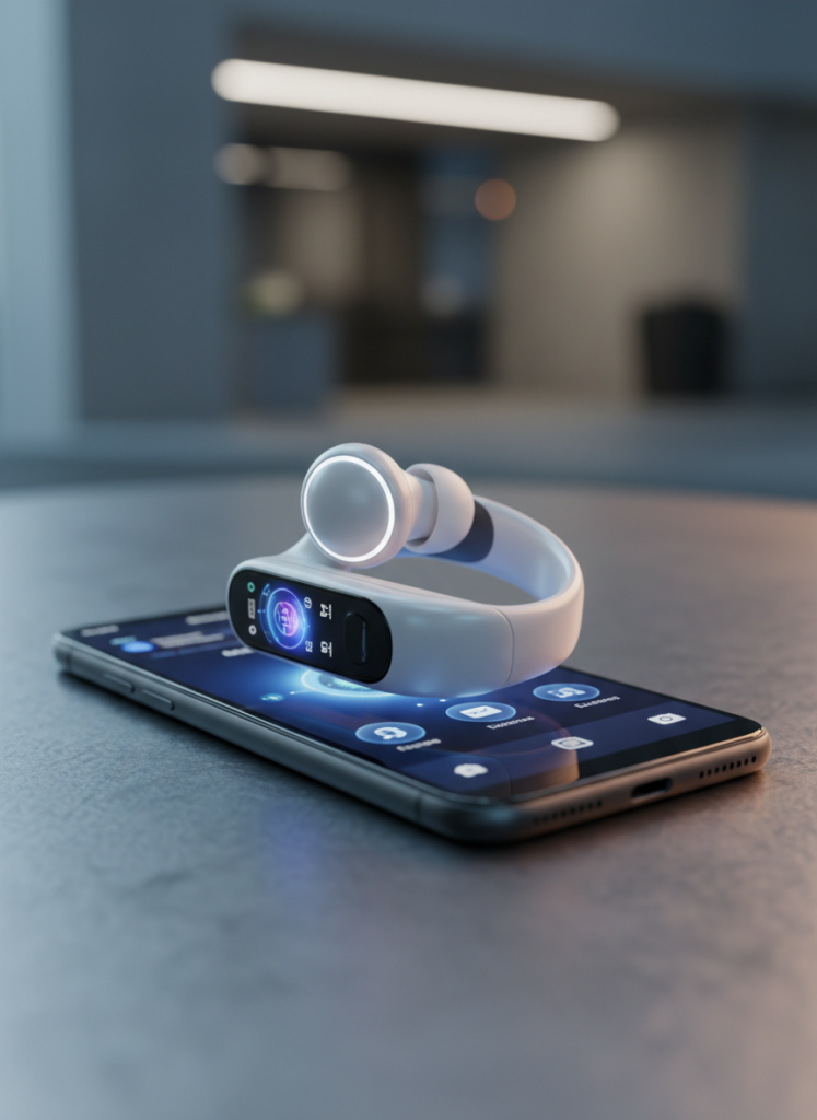 An image of a new AI device being launched in the market