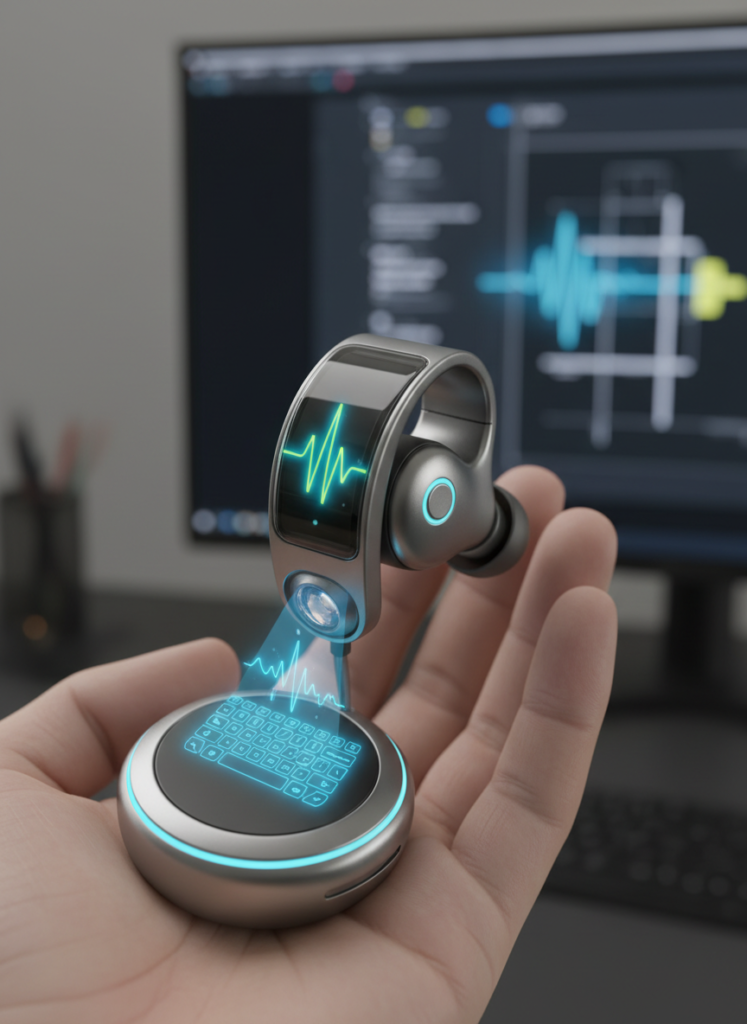 An image of a new AI device being launched in the market